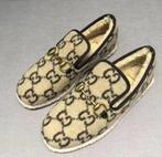 Gucci loafers Wool horsebit instappers 38 39 40, Kleding | Dames, Nieuw, Beige, Ophalen of Verzenden, Instappers