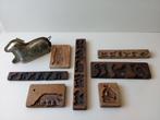Oude houten koekplankjes/chocolade vorm.Pr.p/st.vanaf, Ophalen of Verzenden
