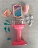 Barbie badkamer meubel met accessoires, Ophalen of Verzenden, Gebruikt, Poppenhuis