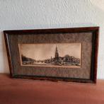 Cornelis Brandenburg, ets, Oude Schans, Amsterdam, Antiek en Kunst, Ophalen of Verzenden