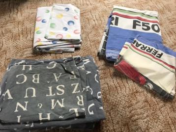 3 dekbedovertrekken incl 3 kussenslopen beschikbaar voor biedingen