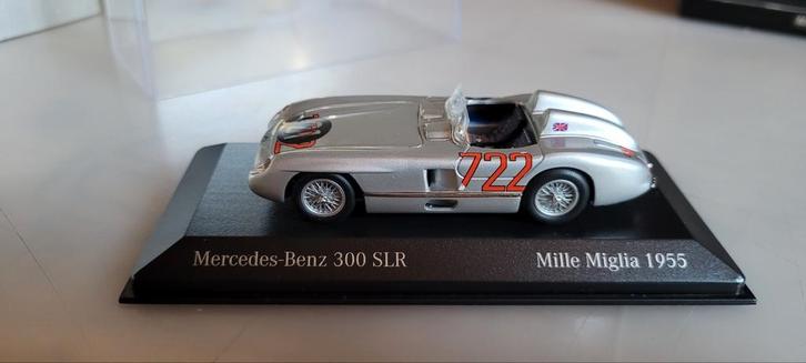 Minichamps Mercedes 300 SLR Mille Miglia 1955 Sample model, Hobby en Vrije tijd, Modelauto's | 1:43, Zo goed als nieuw, Auto, MiniChamps