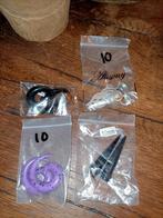 Complete set piercings 10 mm, Sieraden, Tassen en Uiterlijk, Piercings, Ophalen of Verzenden, Zo goed als nieuw