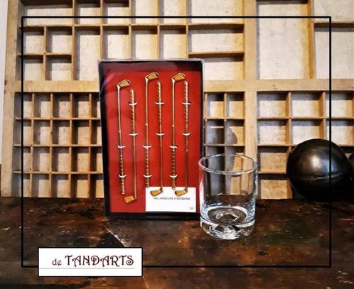 Cocktailstaafjes – Melangeurs A Boissons - golfclub, Huis en Inrichting, Keuken | Bestek, Rvs of Chroom, Ophalen of Verzenden