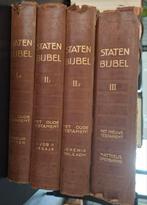 Statenbijbel 4 delen, Antiek en Kunst, Antiek | Boeken en Bijbels, Ophalen of Verzenden