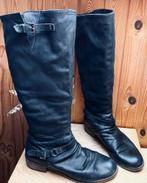 SPM leren laarzen maat 40, Hoge laarzen, Zwart, Ophalen of Verzenden, Zo goed als nieuw