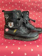 Shoesme 28 bikerboot veterboot zwart leer stoer, Gebruikt, Meisje, Schoenen, Ophalen of Verzenden