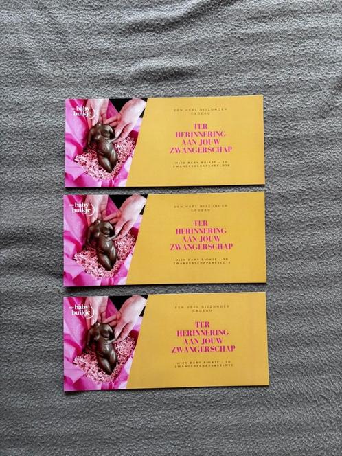 Cadeaubonnen voor 3D Zwangerschapsbeeldje €100, nu voor €75!, Tickets en Kaartjes, Kortingen en Cadeaubonnen, Eén persoon, Overige typen