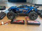 Traxxas Rustler 4x4 met lichtset en parts, Ophalen, Zo goed als nieuw, Elektro, Auto offroad
