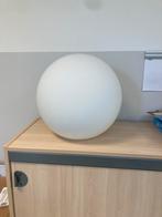 Glazen bol lamp, 2 stuks., Ophalen, Zo goed als nieuw, Kunststof, Minder dan 50 cm