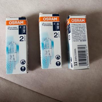 Osram Halogeenlampen G4 10W - 3 stuks Nieuw beschikbaar voor biedingen