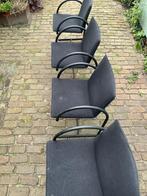4x Ahrend  de Cirkel Boonzaaijer en Mazairac Metaform, Huis en Inrichting, Ophalen, Zwart, Metaal, Vier