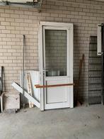 Kunststof kozijn met deur, Ophalen, Kunststof, 75 tot 150 cm, Deurkozijn