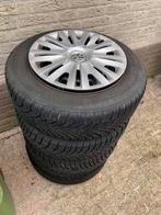 Velgen VW Jetta/Golf inclusief banden en wieldoppen, Auto diversen, Wieldoppen, Ophalen of Verzenden, Gebruikt