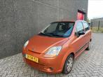 CHEVROLET MATIZ 0.8 AUTOMAAT 2006 AIRCO! NAP HISTORE BEKEND, Zwart, Leder en Stof, Beige, Origineel Nederlands