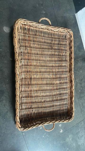 Riviera maison groot dienblad riet 53/80cm beschikbaar voor biedingen