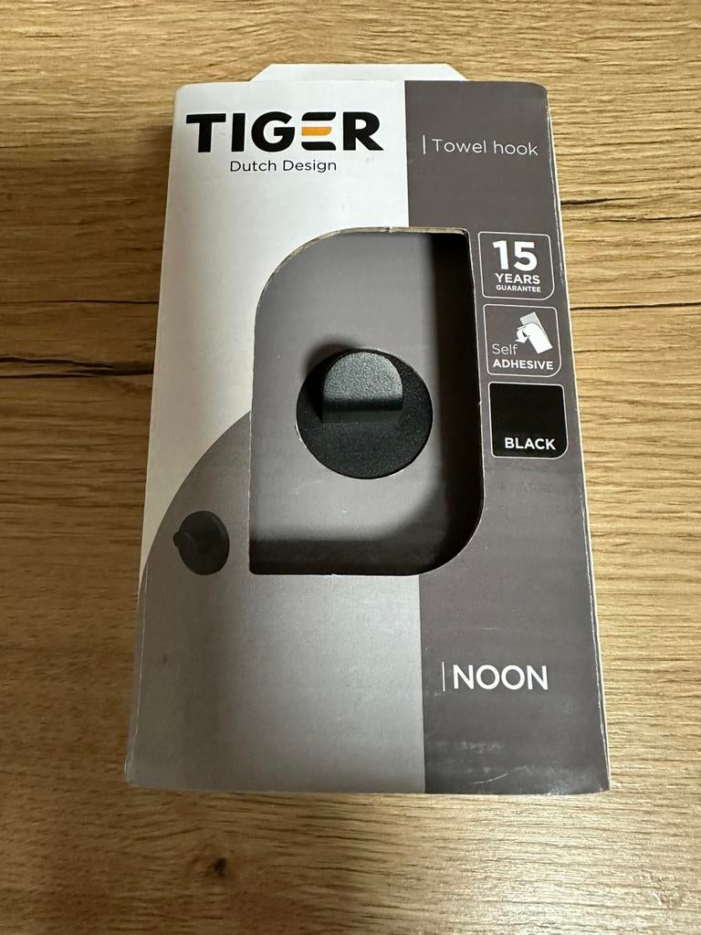 Tiger zwarte handdoekhaak nieuw!, Ophalen of Verzenden, Nieuw, Zwart