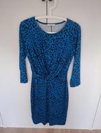 Pieces jurk blauw zwart maat m / 38, Maat 38/40 (M), Blauw, Ophalen of Verzenden, Zo goed als nieuw