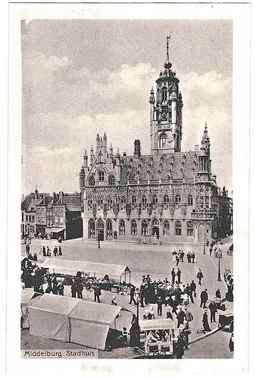 700404	Middelburg	Stadhuis	Zeeland	Nette oude kaart onbeschr beschikbaar voor biedingen