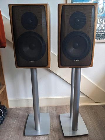 Retro Sony speakerset  beschikbaar voor biedingen
