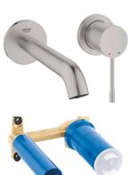 GROHE Wastafelkraan met Inbouwdeel️🔹️Supersteel, Doe-het-zelf en Verbouw, Sanitair, Ophalen of Verzenden, Nieuw, Kraan