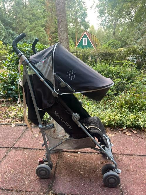 McClaren quest buggy 5-puntsgordel, zonnekap en regenscherm, Kinderen en Baby's, Buggy's, Gebruikt, Maclaren, Regenhoes, Verstelbare rugleuning