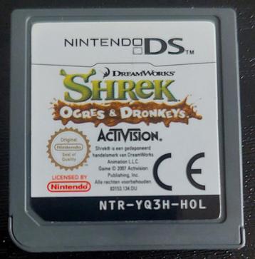 Shrek Ogres & Dronkeys Nintendo DS.  beschikbaar voor biedingen