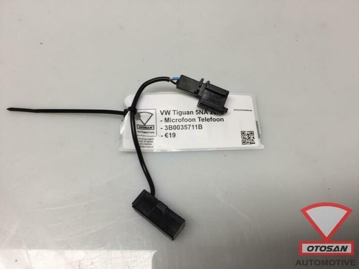 vw tiguan 5na 2018 microfoon telefoon 3b0035711b, Auto-onderdelen, Elektronica en Kabels, Volkswagen, Gebruikt, Ophalen of Verzenden
