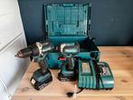 Makita startersset: boormachine slagschroef, accu’s, box, Doe-het-zelf en Verbouw, Gereedschap | Boormachines, Ophalen of Verzenden