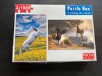 2 paarden puzzels 1000 stukjes, Hobby en Vrije tijd, Denksport en Puzzels, Ophalen of Verzenden, 500 t/m 1500 stukjes, Nieuw, Legpuzzel