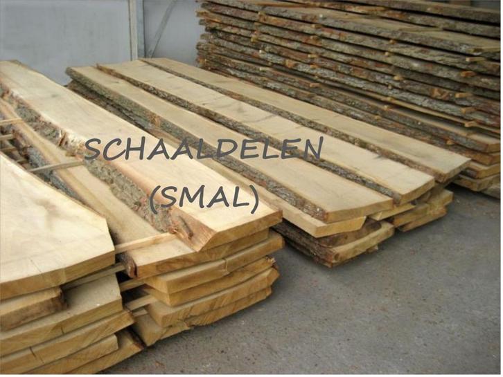 eiken tuinhout, eiken  schaaldelen, Tuin en Terras, Palen, Balken en Planken, Nieuw, Planken, 250 cm of meer, Ophalen of Verzenden