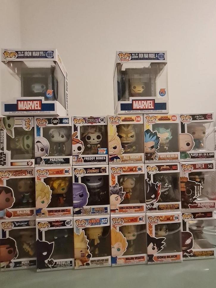 Funko Pop!  20 stuks, Hobby en Vrije tijd, Overige Hobby en Vrije tijd, Zo goed als nieuw, Verzenden