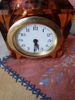 Glazen art deco klokje 1930/40 mechanisch uurwerkje. Hoekje, Antiek en Kunst, Ophalen