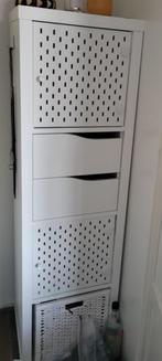 White storage column IKEA - Kallax, Ophalen, Gebruikt