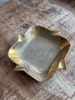 Koperen Asbak - 11x11 cm, Overige materialen, Gebruikt, Schaal, Vierkant