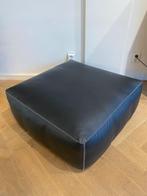 HAY - Mags Soft Ottoman xs - Sense black leather, Huis en Inrichting, Banken | Voetenbanken en Poefen, Ophalen, Vierkant, Leer