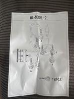 2x Nieuwe hang Kroonluchters in Doos, Ophalen of Verzenden, Nieuw, Metaal
