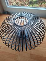 Metalen lamp in brons- zwart, Ophalen of Verzenden, Zo goed als nieuw