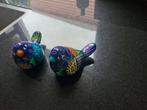 2 vrolijke vogeltjes, Huis en Inrichting, Woonaccessoires | Vazen, Ophalen of Verzenden, Overige kleuren, Minder dan 50 cm