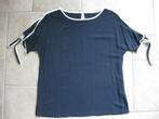 Blouse met korte mouw maat L, Blauw, Maat 42/44 (L), Ophalen of Verzenden, Zo goed als nieuw