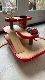 Houten garage met accessoires, Ophalen, Zo goed als nieuw