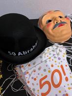 Abraham 50 jaar versiering - Compleet pakket!, Ophalen of Verzenden, Zo goed als nieuw, Versiering, Abraham of Sarah