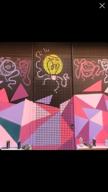 Muurschilderingen, street art, workshops en meer  beschikbaar voor biedingen