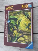 Puzzel van draak 500 stukjes Ravensburger, Ophalen of Verzenden, 500 t/m 1500 stukjes, Zo goed als nieuw, Legpuzzel