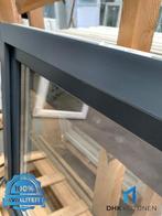 Antraciet Draaikiep Kunststof Kozijn 100x100 Op voorraad, Doe-het-zelf en Verbouw, Kozijnen en Schuifpuien, Kunststof, Raamkozijn