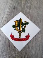 Militair Embleem Limburgse Jagers, Wandtegel Limburgse Jager, Ophalen of Verzenden, Landmacht, Nederland, Embleem of Badge