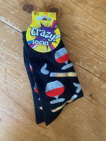 ***Crazy Socks*** heren sokken maat 43-47 voor de Genieter beschikbaar voor biedingen