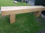 Houten bankje blank eiken, Ophalen, Nieuw, Hout