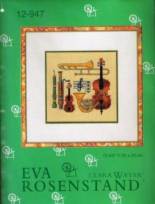 Cado eva rosenstand borduurpakket muziekinstrumenten  947, Hobby en Vrije tijd, Borduren en Borduurmachines, Nieuw, Borduurpakket