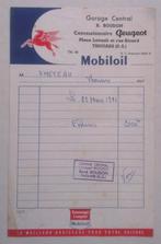 Oud factuur Mobiloil - Peugeot garage Frankrijk Pegasus 1951, Verzamelen, Merken en Reclamevoorwerpen, Overige typen, Gebruikt